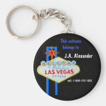 Gepäck Identifikation. Umbau Las Vegas Schlüsselband