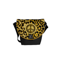 Gepard-Friedensengels-Minibote-Tasche Kurier Tasche