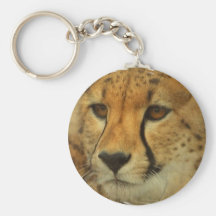 Gepard-Gesicht Keychain Schlüsselanhänger