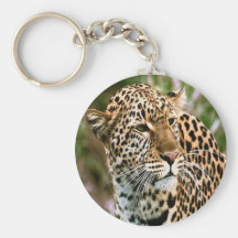 Gepunkteter Leopard Keychain Schlüsselbänder