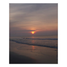 Gerade Beachy cooler blauer Sonnenaufgang Photo