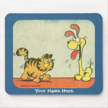 Gerade, gehend durch mousepad