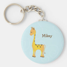 Gerade Giraffe Schlüsselbänder