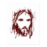 Gerade Jesus Postkarte