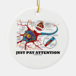 Gerade Lohn-Aufmerksamkeit (Neuron/Synapse) Weihnachtsbaum Ornamente