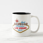 Gerade verheiratet in fabelhaftem Las Vegas 2011 Tee Tasse