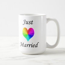 Gerade verheiratet kaffeetasse