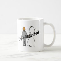 Gerade verheiratet (Paare) Kaffeehaferl