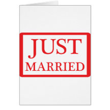 gerade verheiratete Ikone Karten