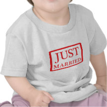 gerade verheiratete Ikone Shirts