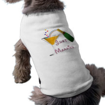 Gerade verheirateter Champagne-Hochzeits-Toast Hundebekleidung