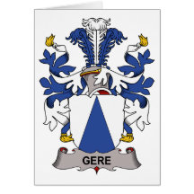 Gere Familienwappen Grußkarte