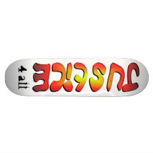 Gerechtigkeit 4 alle skateboard brett