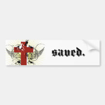gerettet autosticker