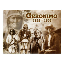 Geronimo des Chiricahua Apache Postkarten