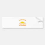 Geruch von Tennis-Praxis morgens Auto Sticker