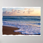 Gesättigter Florida-Strand am Sonnenaufgang Plakatdrucke