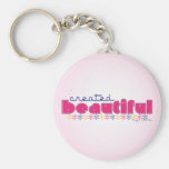 Geschaffenes schönes (durch Gott) keychain Schlüsselbänder