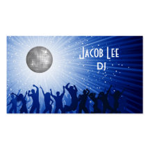 Geschäfts-Karte Party-Leute DJ Visitenkarten