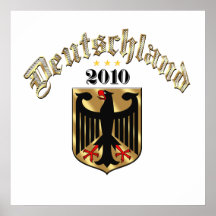 Geschenke 2010 Deutschland Adler Wappen Fussball Posterdrucke