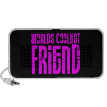 Geschenke für coole Freund-rosa Weltcoolsten Freun Laptop Speaker