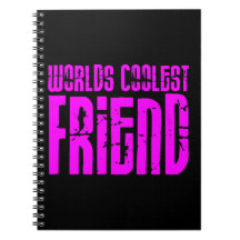 Geschenke für coole Freund-rosa Weltcoolsten Freun Notizbücher