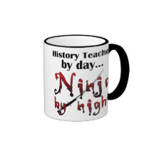 Geschichtslehrer Ninja Kaffee Haferl