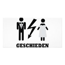 geschieden Ikone Bildkarte