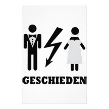 geschieden Ikone Druckpapier