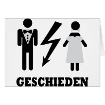 geschieden Ikone Karte