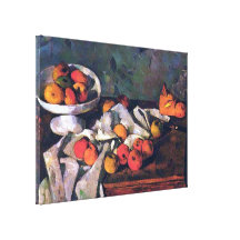 Geschirr und Früchte ~ Paul Cézanne Galerie Faltleinwand