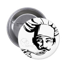 Geschmackvoller Koch Button