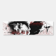 Geschöpf der Nacht - hoher Aufkleber Autosticker
