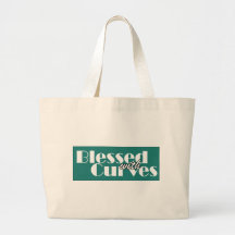 Gesegnet mit Kurven Tasche