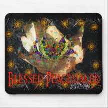 Gesegneter Friedensstifter Mousepads