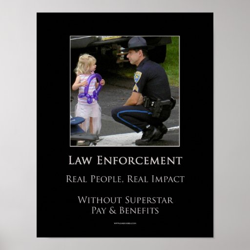 Gesetzesvollstreckung Plakat