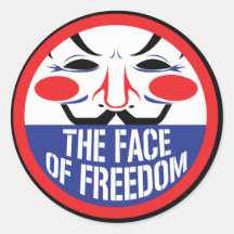 Gesicht der Freiheit Sticker