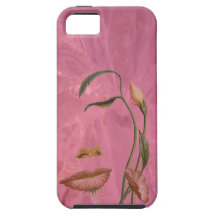Gesichts-Blumenillusion iPhone 5 Case-Mate-Fall