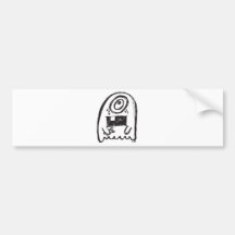 Gespenstisch Auto Sticker