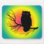 Gespenstische Eule Mousepads