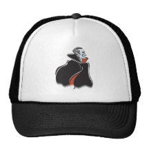 gespenstischer Dracula-Vampir Truckerkappen