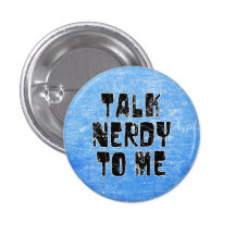 Gespräch nerdy zu mir anstecknadel