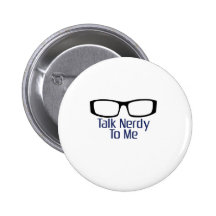 Gespräch Nerdy zu mir Anstecknadelbuttons