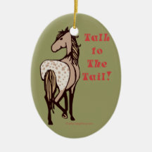 Gespräch zum Schwanz Weihnachtsornament