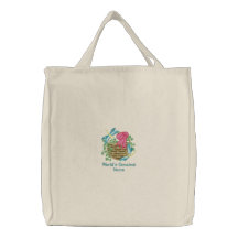 Gestickte Tasche der Nanas der Welt bestste Libell