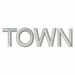 Gestickte Zipspitze Cape Towns Südafrika Freizeitjacke
