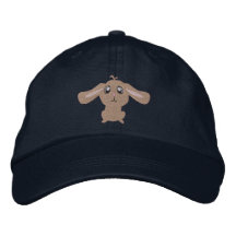 Gestickter Hut Browns Kaninchen Baseballkappe