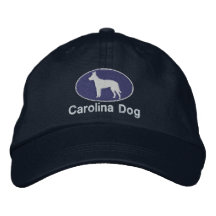 Gestickter Hut Carolinas Hund (dunkel) Bestickte Caps