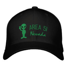 Gestickter Hut des Bereichs-51 Nevada Bestickte Baseballkappe
