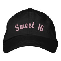 Gestickter Hut des Bonbon-16 Baseballcap